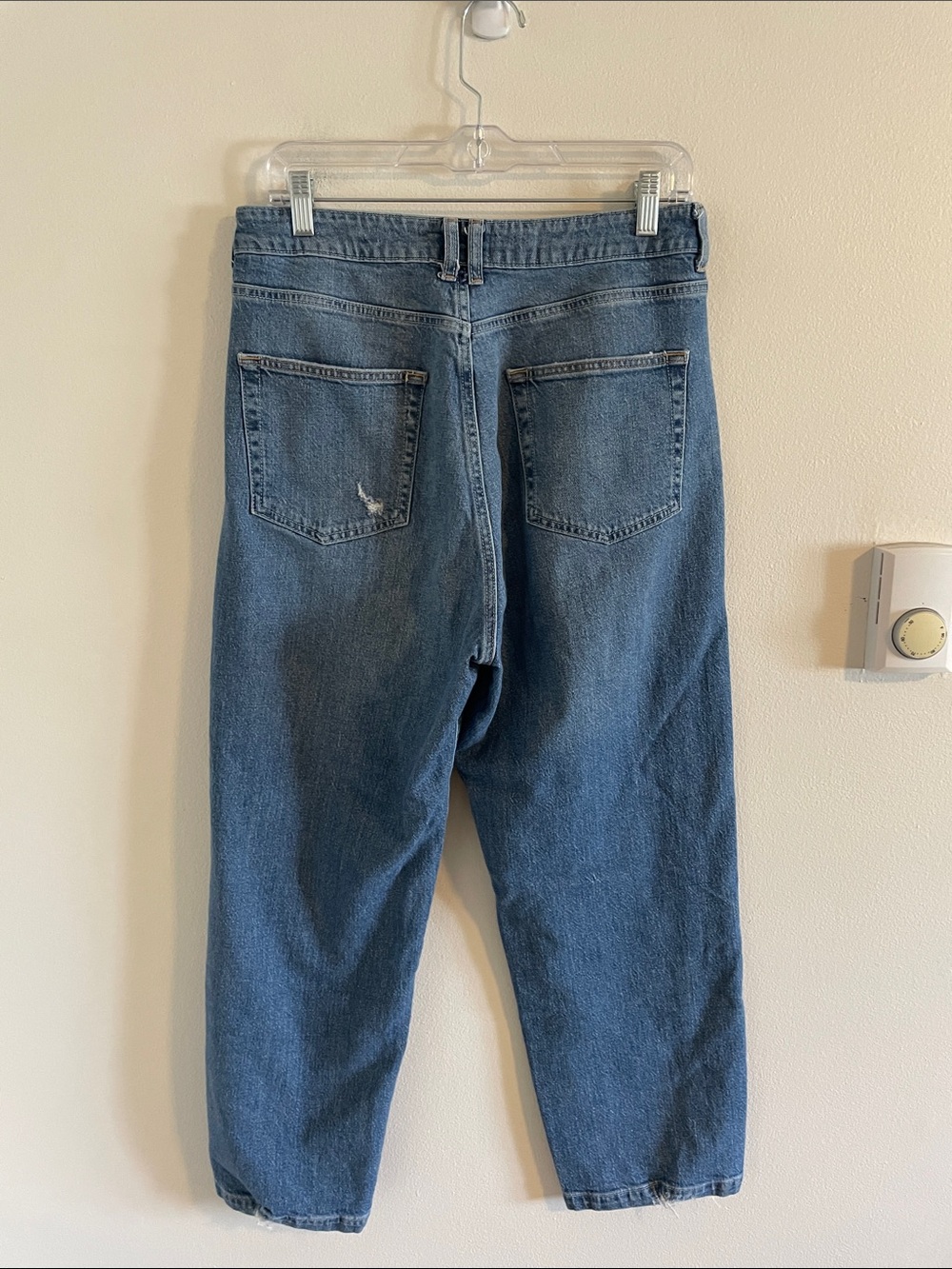 Pilcro Anthropologie Reworked High Rise Taper Barrel Jeans Women’s Size 30 - Picture 6 of 9